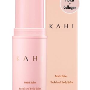 KAHI Wrinkle Bounce Multi Balm Stick | PDRN Collagen Wrinkle Stick | Korean Skin Care |All-in-One Hydrating Lip Balm Eye Cream Neck Cream Make Up Base & Face Mist Moisture Balm