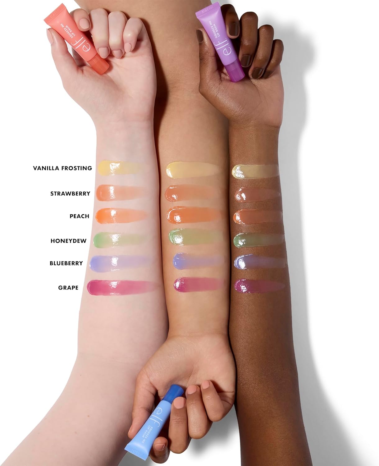 e.l.f. Squeeze Me Lip Balm, Moisturizing Lip Balm for A Sheer Tint of Color, Infused with Hyaluronic Acid, Vegan & Cruelty-Free - Image 4