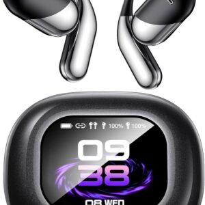 AI Translation Earbuds 144 Languages Real-Time 2-Way Voice Translator Earphones, Bluetooth 5.4 OWS Open-Ear Comfort, Hi-Fi Music & Call, Smart Touch+App, Gift for Travel Business Language Learning