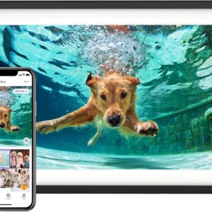 10.1'' Digital Picture Frame with 32GB Storage, Digital Photo Frame with 1280x800 IPS Touch Screen, Share Photos/Videos and Send Best Wishes via Free App